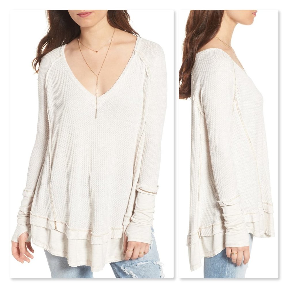 Free People Laguna Thermal Top sz Medium
